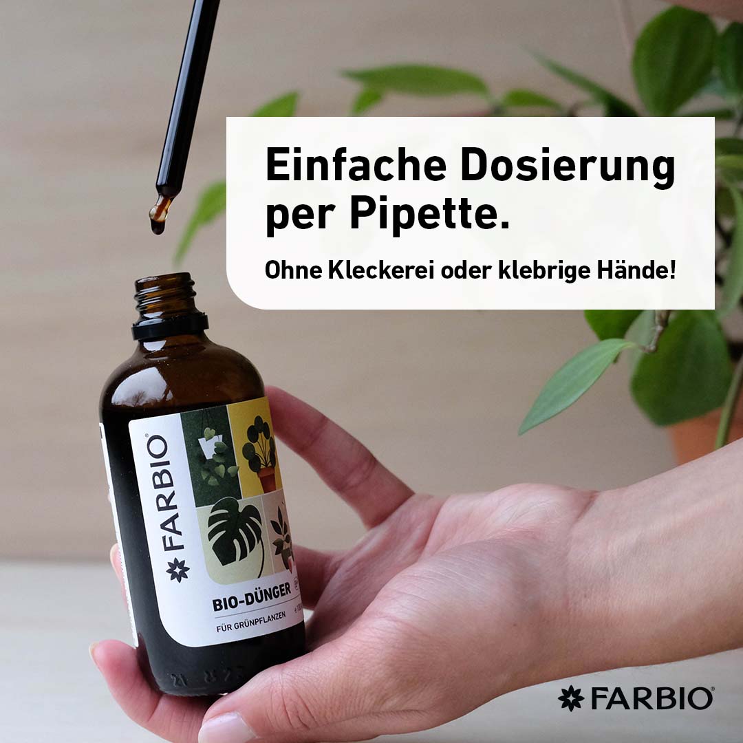 Flüssigdünger mit Pipette
