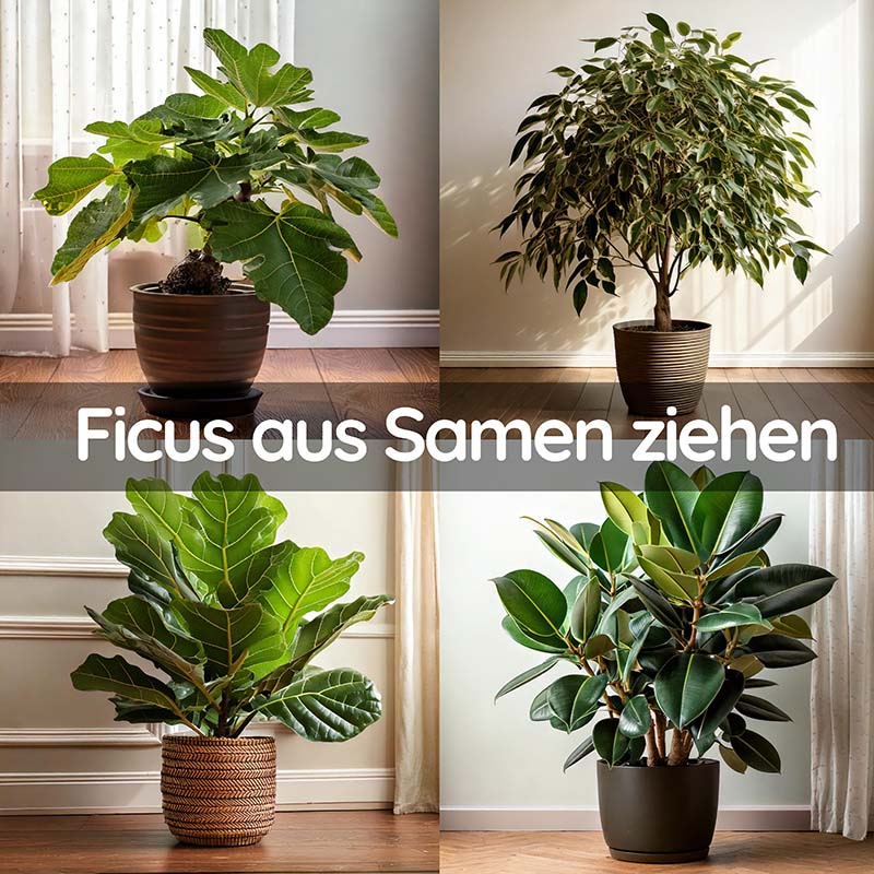 Ficus (Elastica, Lyrata, Religiosa und co.) aus Samen ziehen